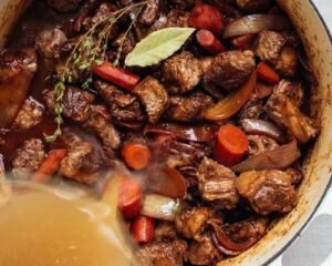 Beef Bourguignon: 